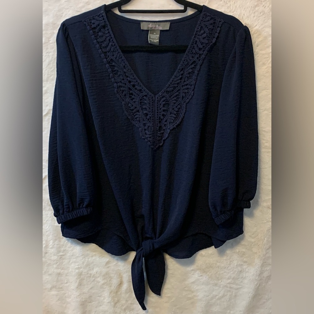 Olivia & Martin V-Neck Blouse